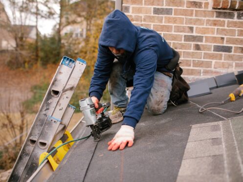 winter roofers