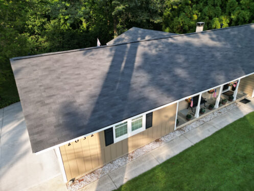 winter roof installation