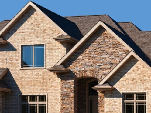 brick and stone home