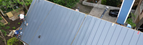 metal accent roof